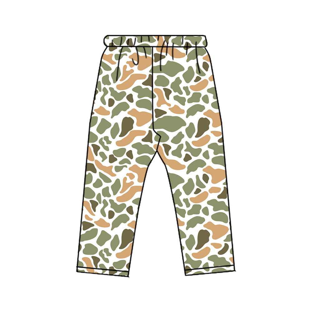 Green orange camo boys leggings pants preorder