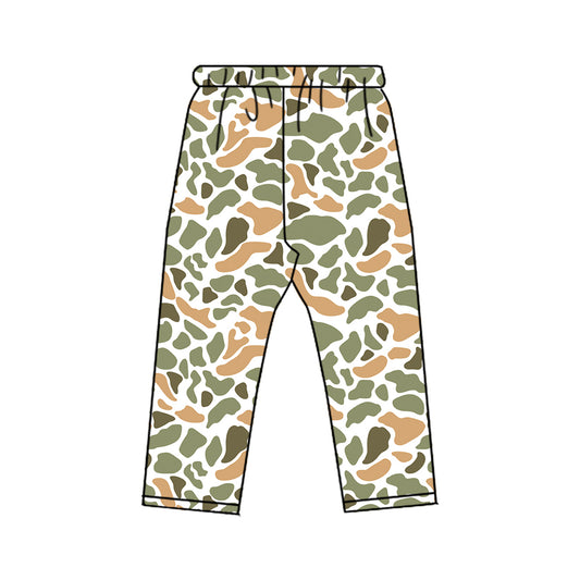 Green orange camo boys leggings pants preorder