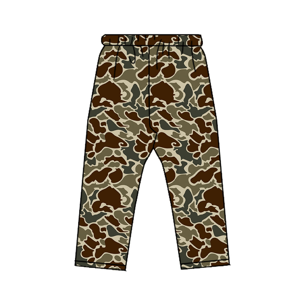 Brown camo boys legging pants preorder