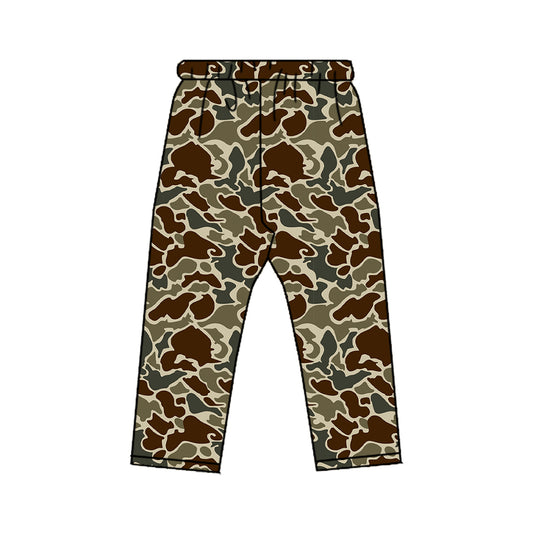 Brown camo boys legging pants preorder