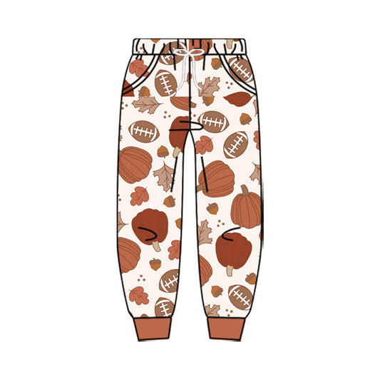 Football pumpkin boy milk silk  pants preorder