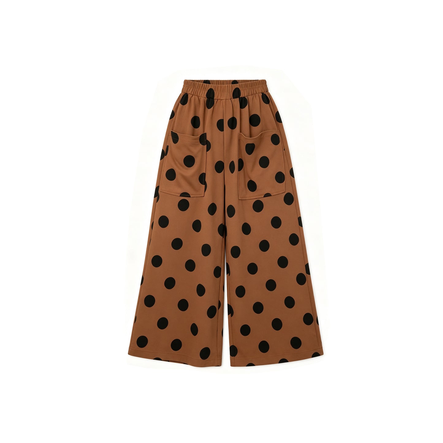Black dots kids milk silk brown pants preorder
