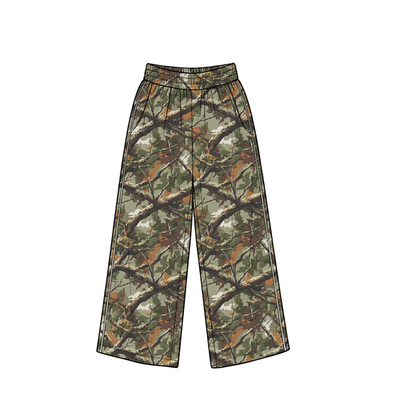 Camo print kids milk silk leggings pants preorder