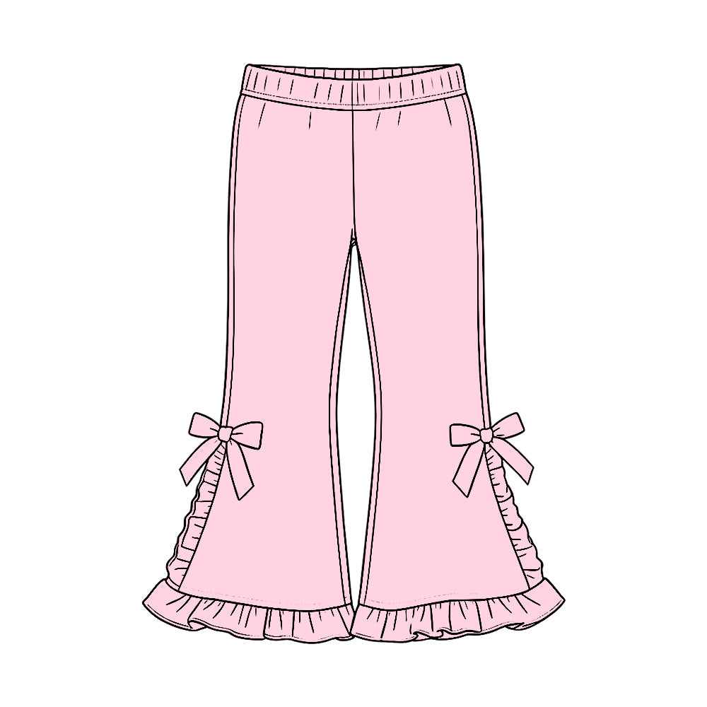 Pink color kids cotton leggings pants preorder