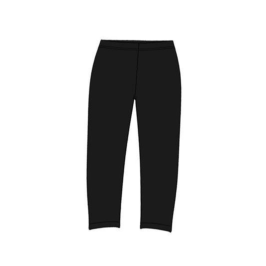 Black color baby girls yoga pants preorder