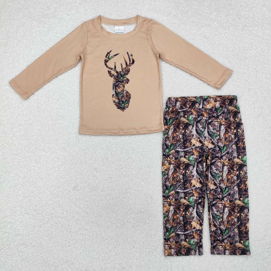 baby boy camo reindeer matching clothes