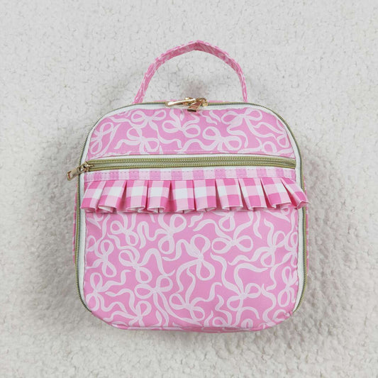 Wholesale kids bow design lunch box bag