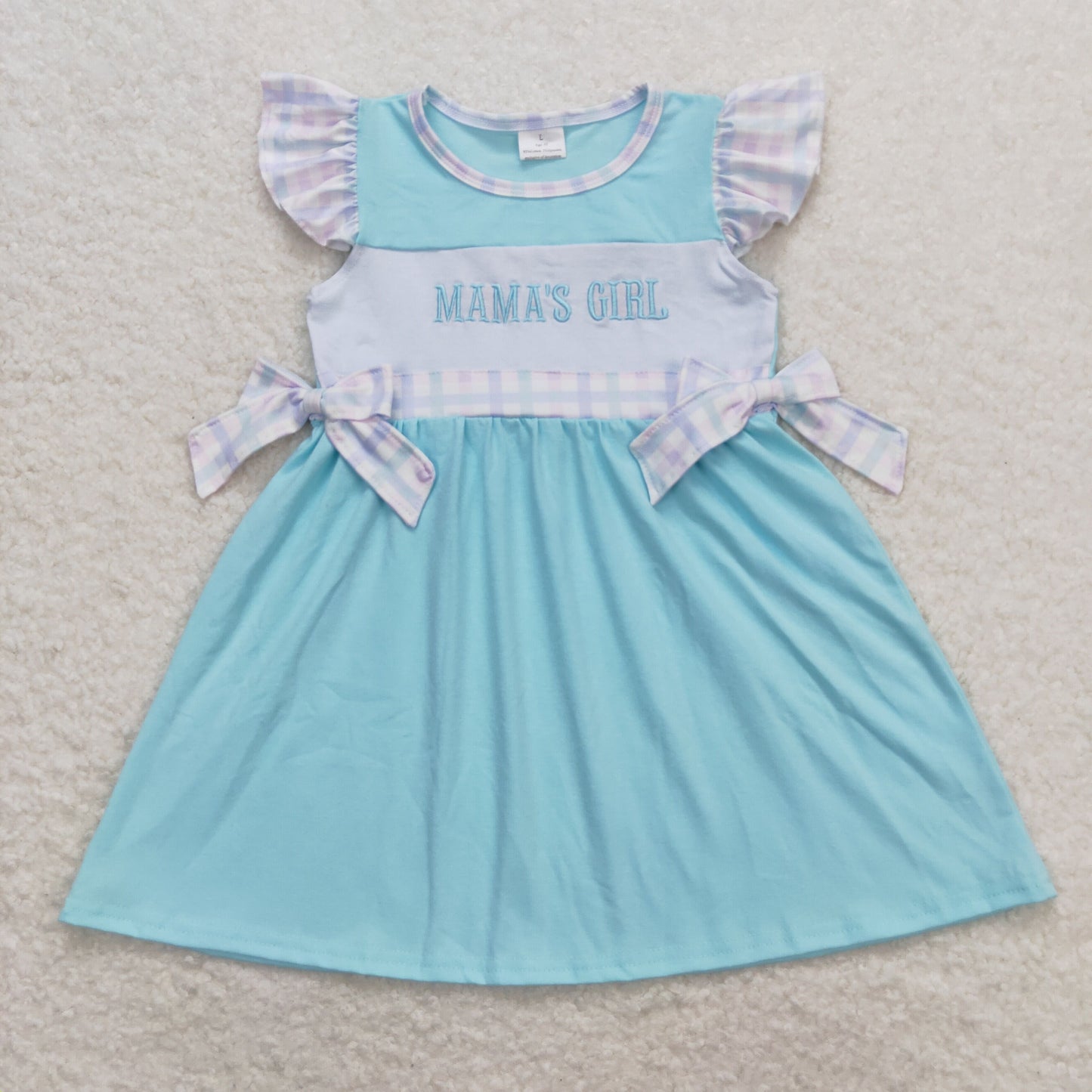 embroidery Mamas girl boutique dress