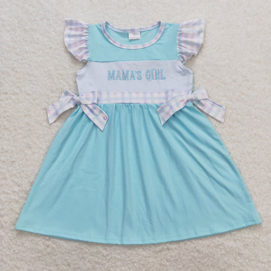 embroidery Mamas girl boutique dress