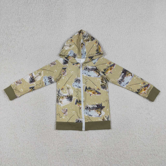 baby boy long sleeve fishing jacket coat