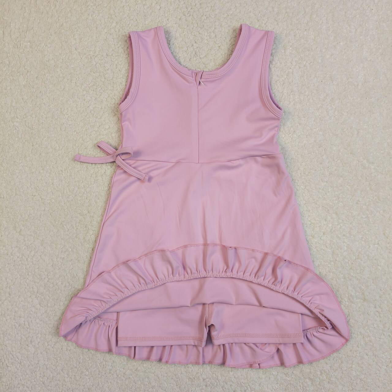 Light pink color baby girls yoga dress