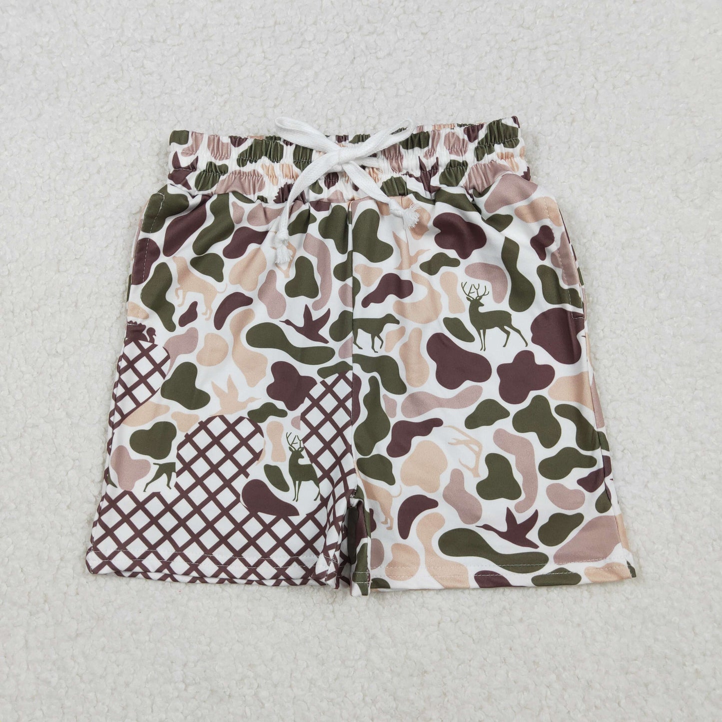 Toddle baby deer camo summer shorts