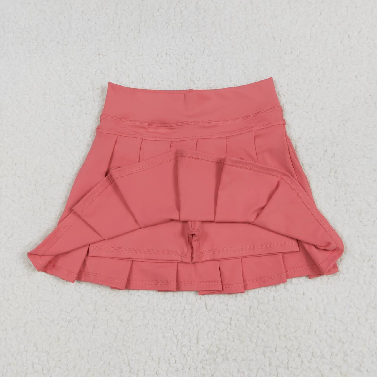 Toddle baby girls coral yoga shorts skirt