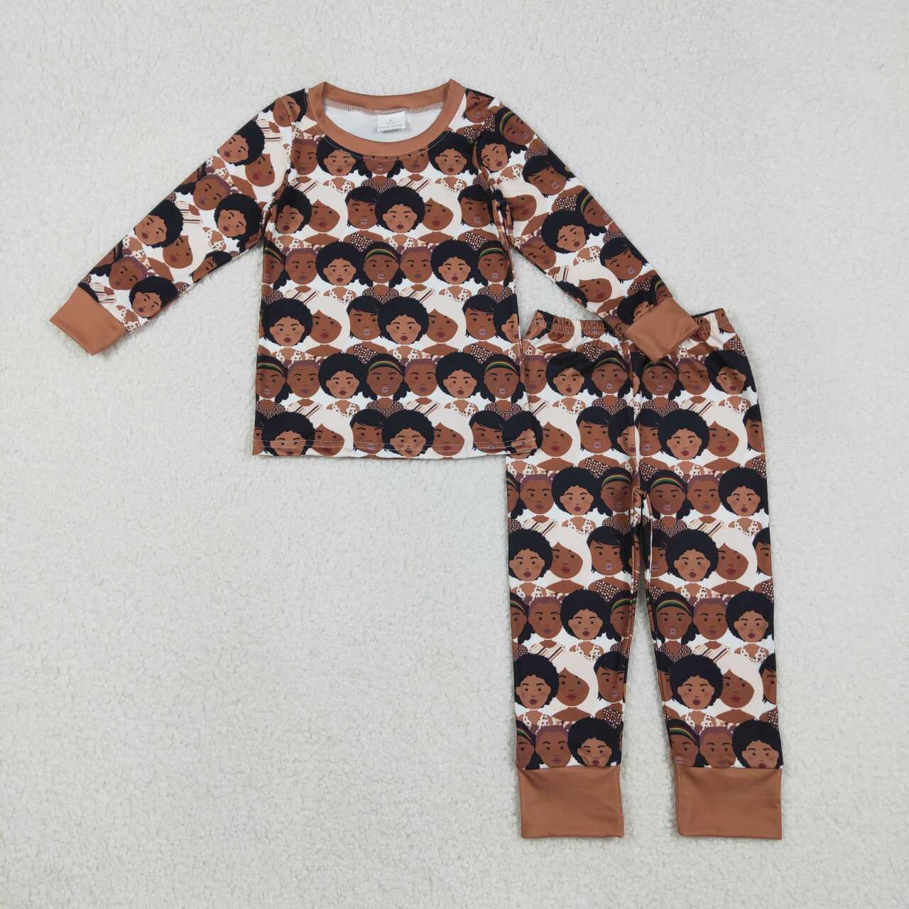 Black history kids baby girl long sleeve outfit