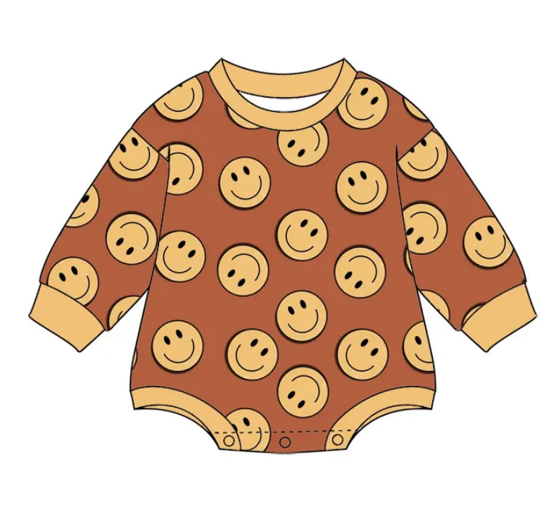 Toddle kids long sleeve boutique romper