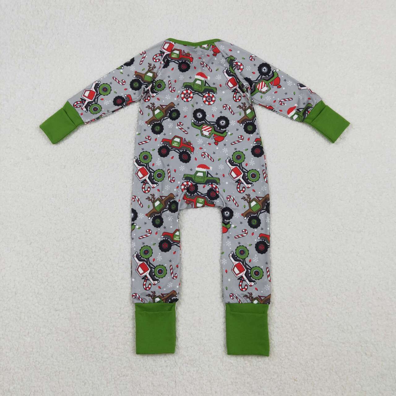 Christmas truck toddle baby long sleeve romper
