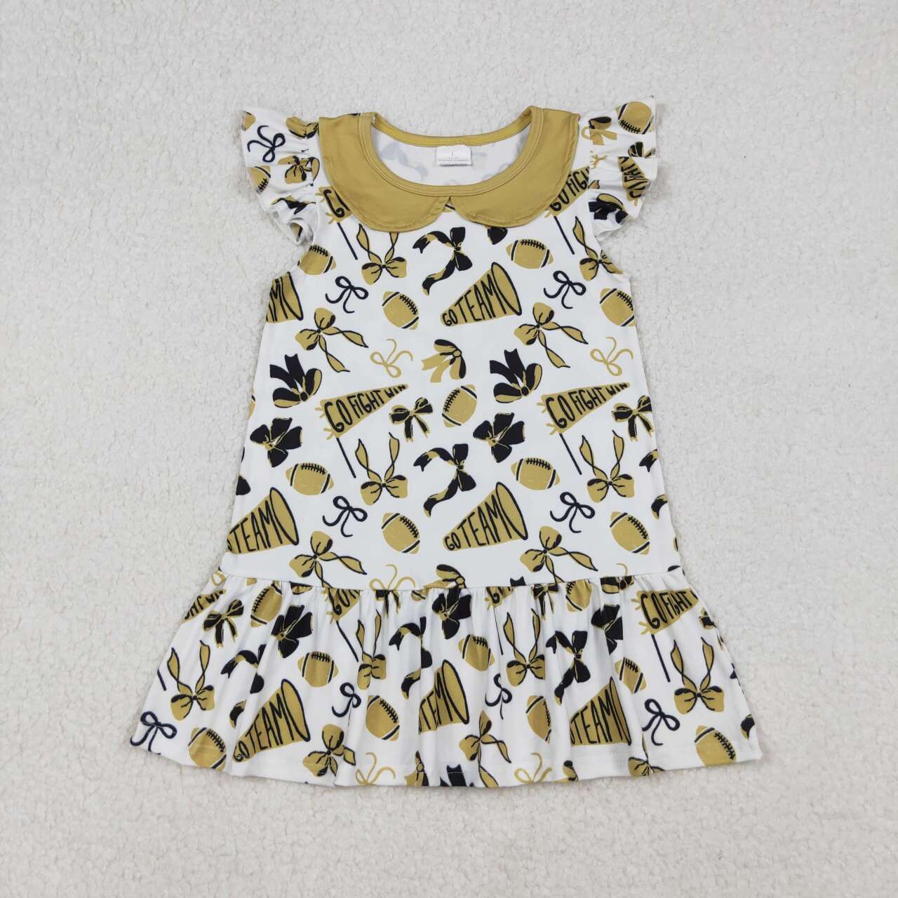 Toddle girls team cheer design girls dress