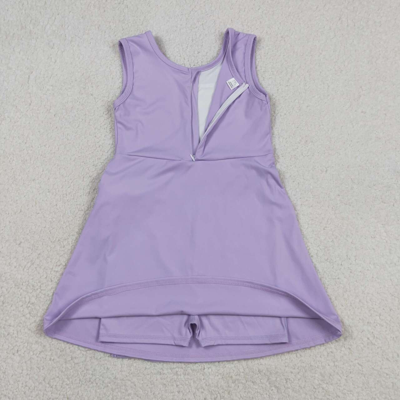 Toddle girls lavender color design summer yoga dress