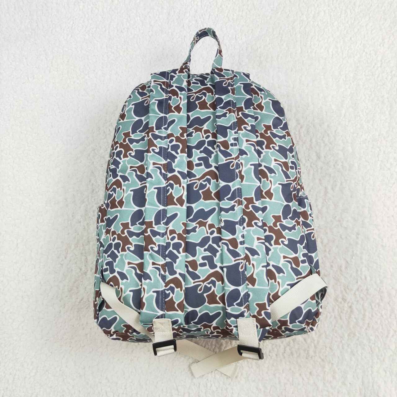 Toddle baby baby green camo mini backpack