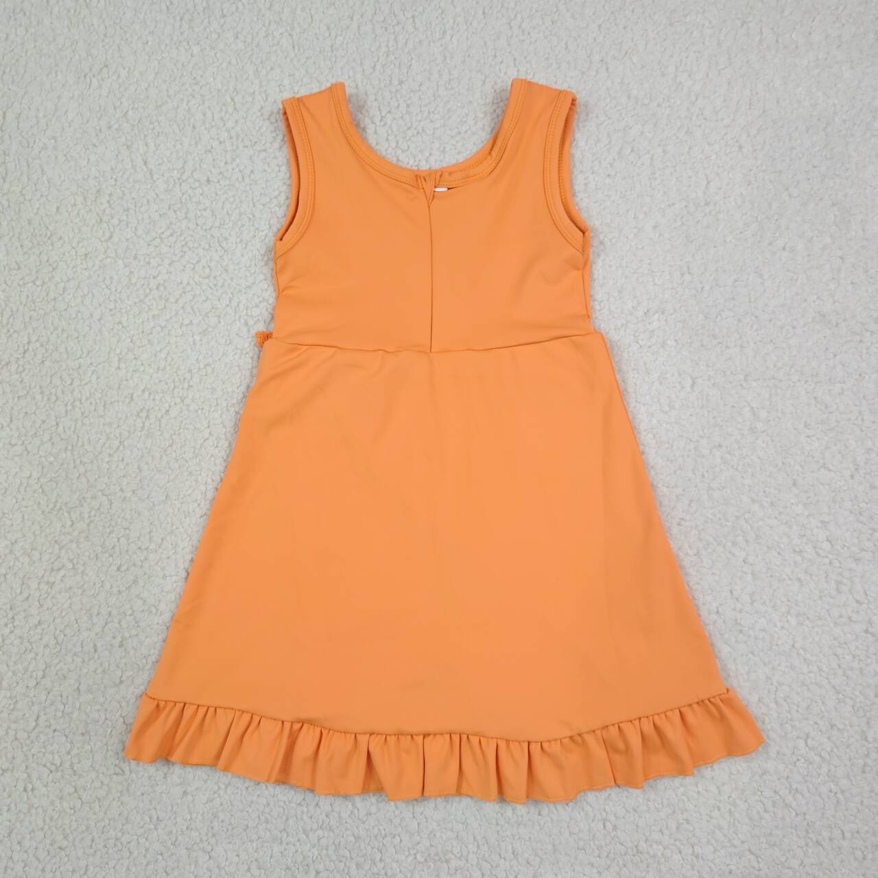 Toddle girls orange design yoga dress preorder