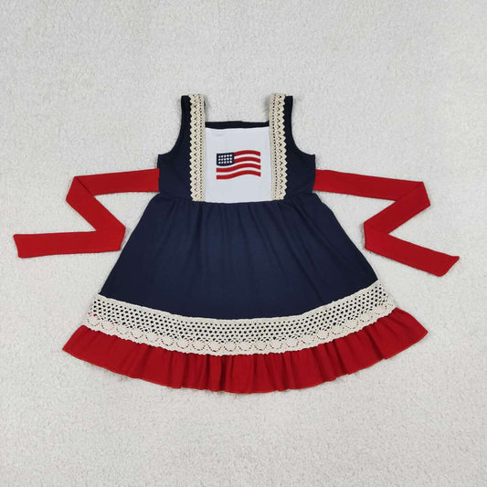 July 4th design toddle girls summer dress