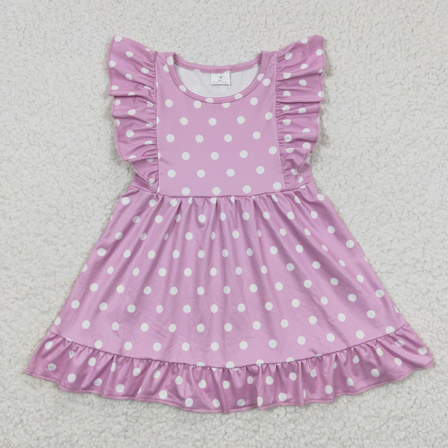 lavender dots wholesale boutique dress