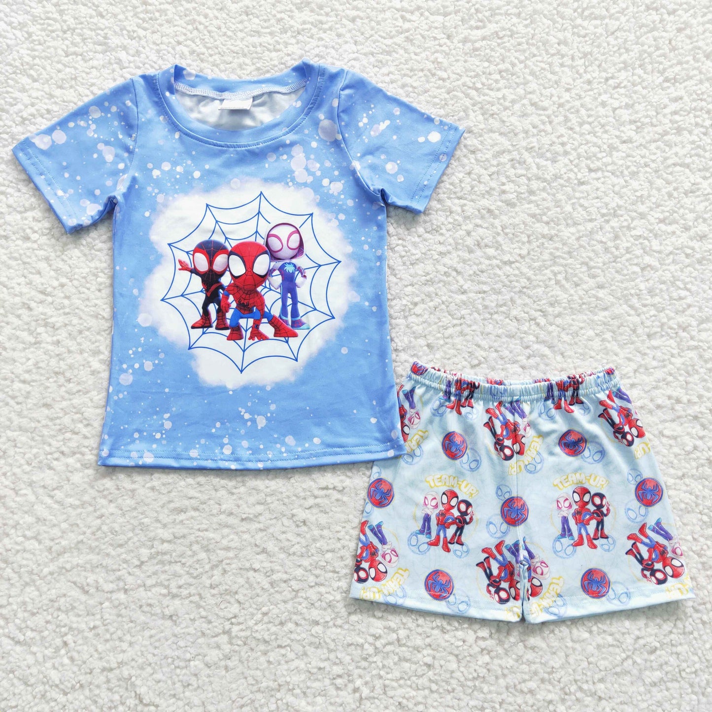 boy cartoon design short set