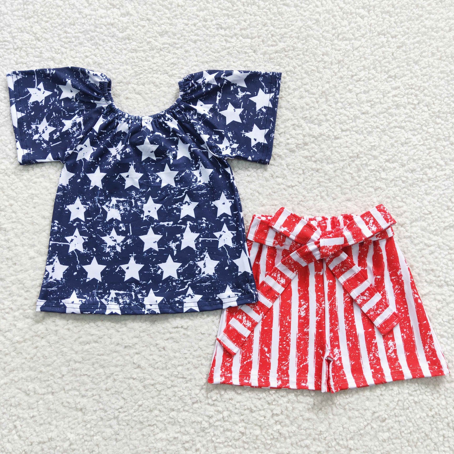 wholesale Girls July 4th summer outfit