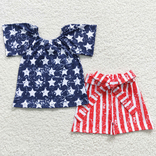 wholesale Girls July 4th summer outfit