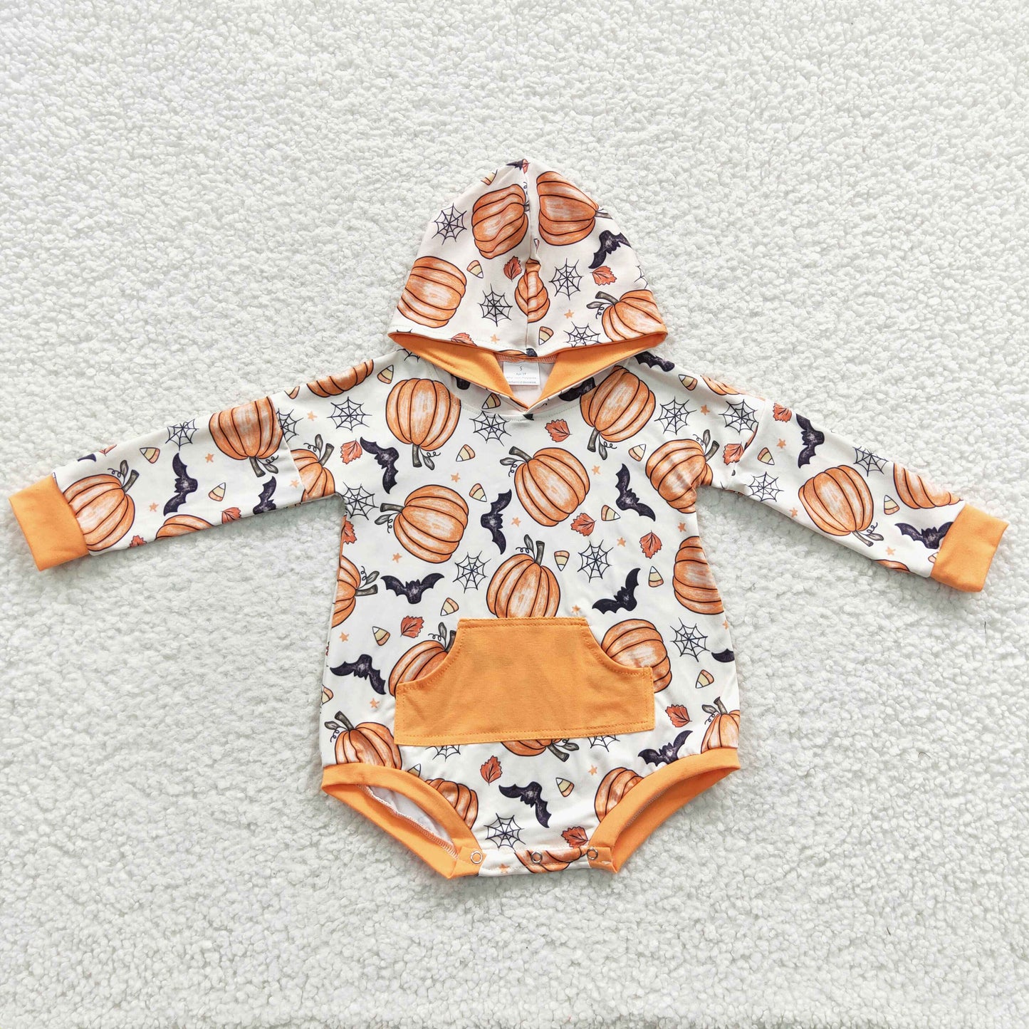 girl long sleeve Halloween hoodie romper wholesale price