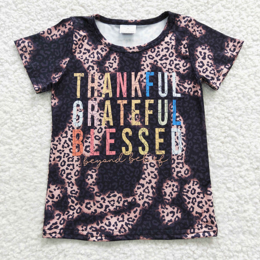 Thankful blessed Thanksgiving top