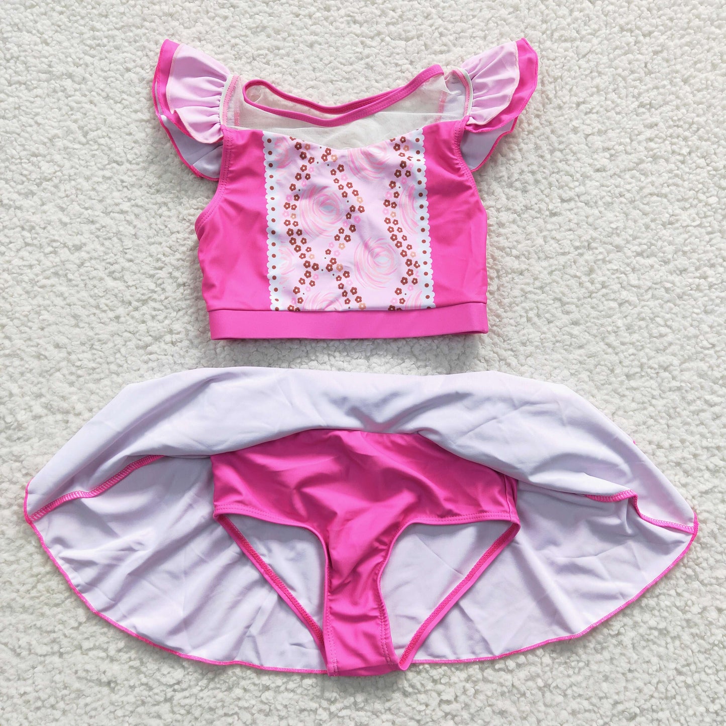 baby girls wholesale bathing suit girls 2pcs swimwear