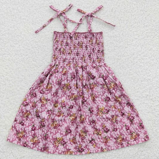 wholesale flower girls woven dress