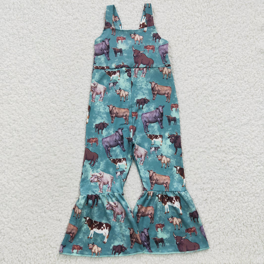 farm cow one piece jumpsuit overall