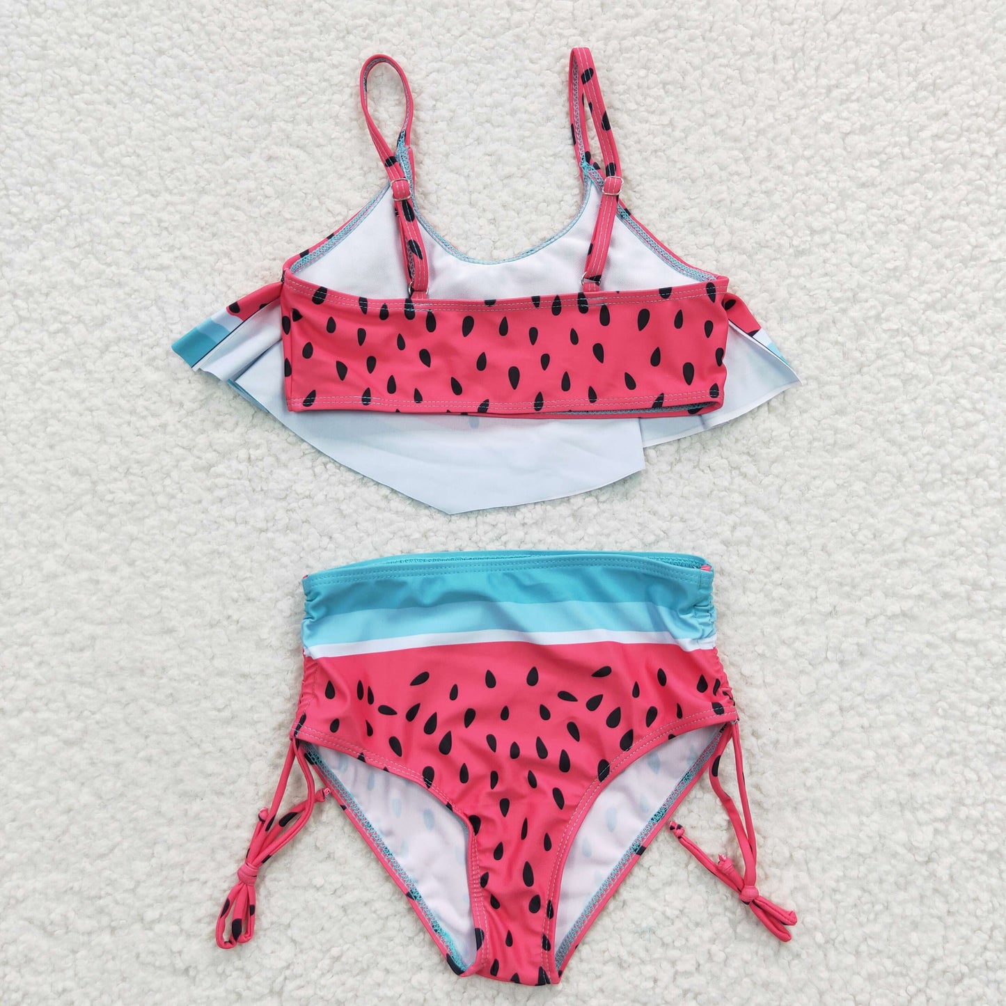 toddle girls watermelon 2pcs swim wear