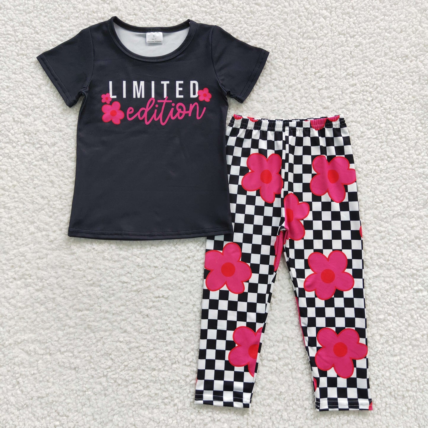 Limited edition spring summer girls boutique clothing set