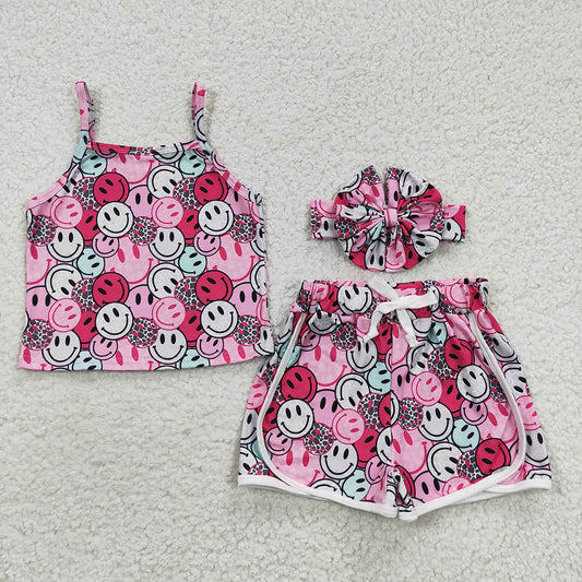 sunshine girls summer clothing set with headband