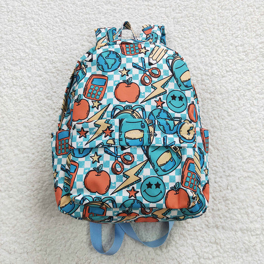 pencil apple print back to school shoulder bags