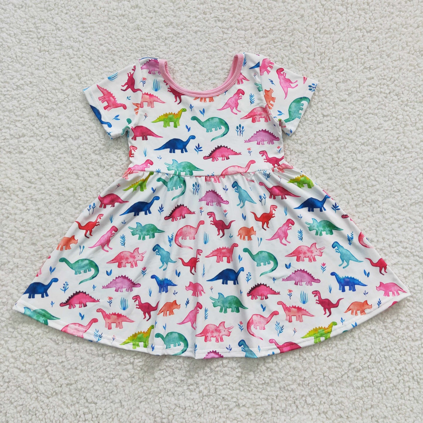 Baby girls dinosaur dress summer dress