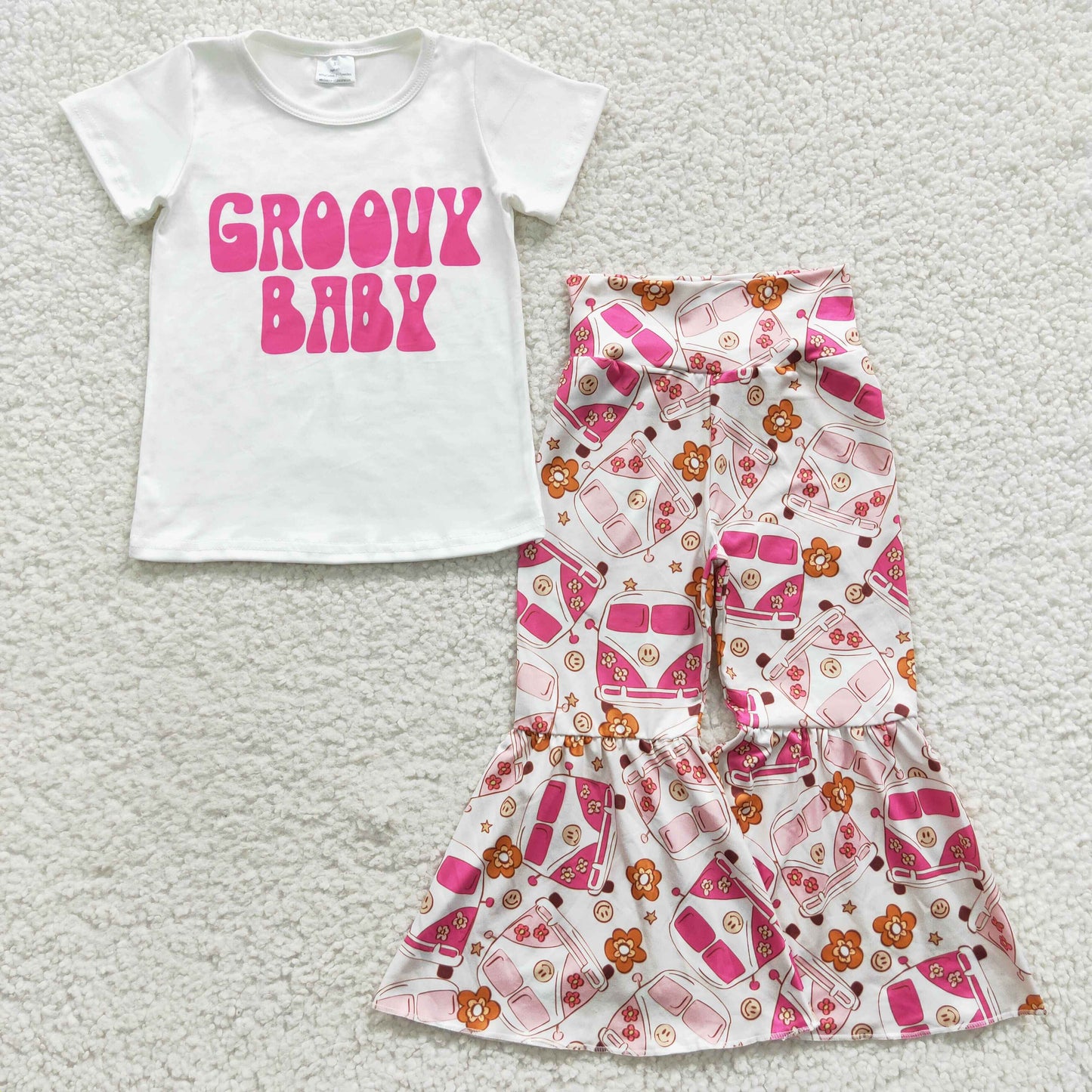 Baby girls wholesale boutique clothing set