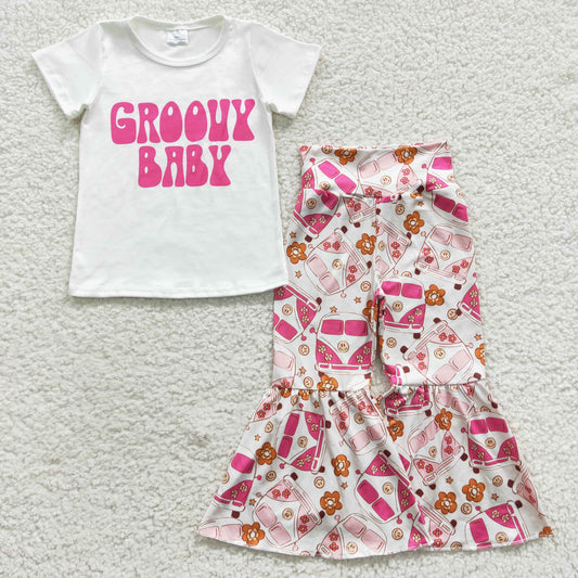 Baby girls wholesale boutique clothing set