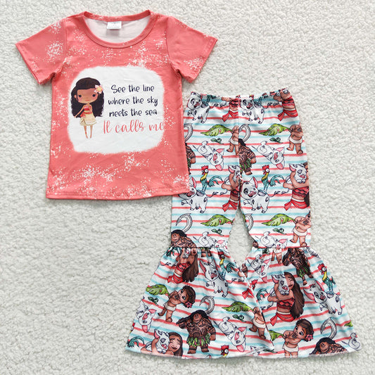 baby girls wholesale boutique bell bottoms outfit