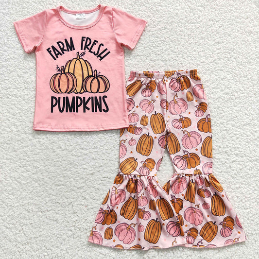 farm fresh pumpkins bell bottoms pants outfit