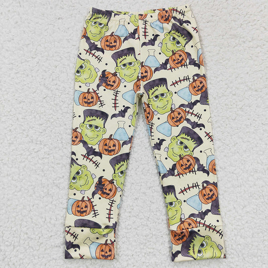 Halloween pumpkin leggings pants