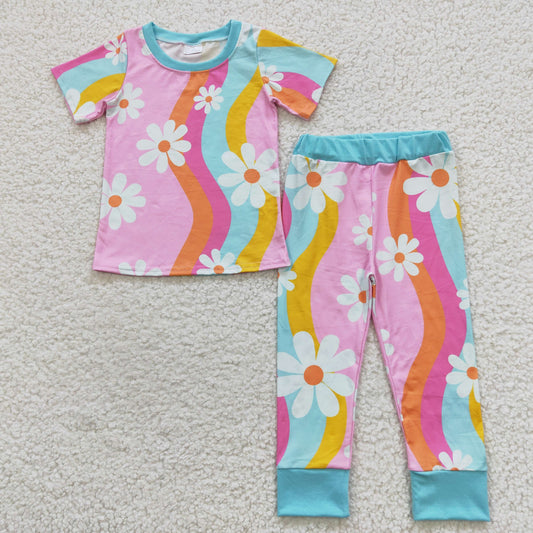 flower girls wholesale  summer clothing set