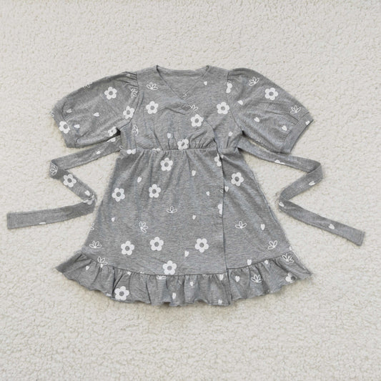 baby girl flower design cotton dress