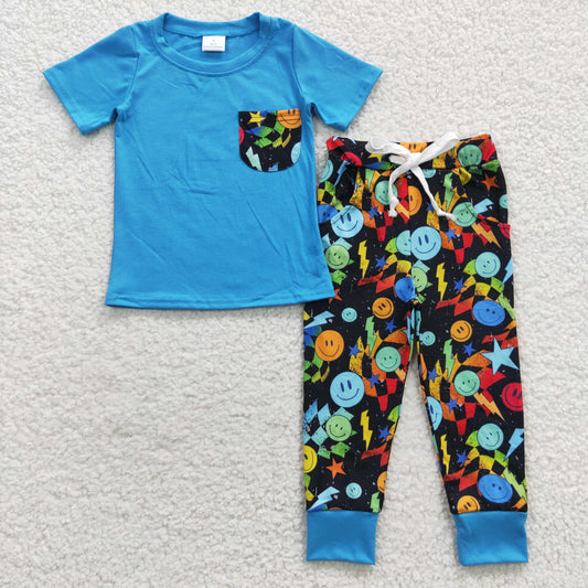 boy short sleeve sunshine clothing set