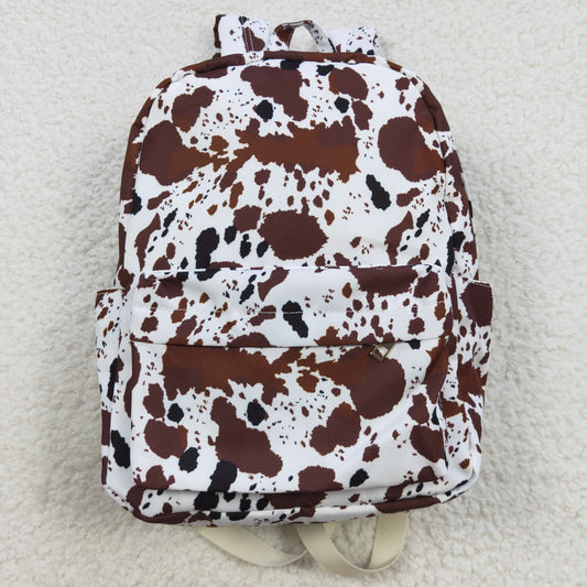brown cowhide western shoulder bag kids backpack school bag