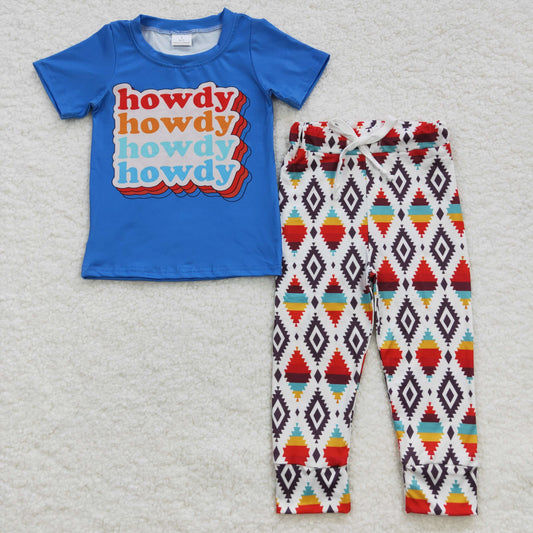 western howdy clothing set