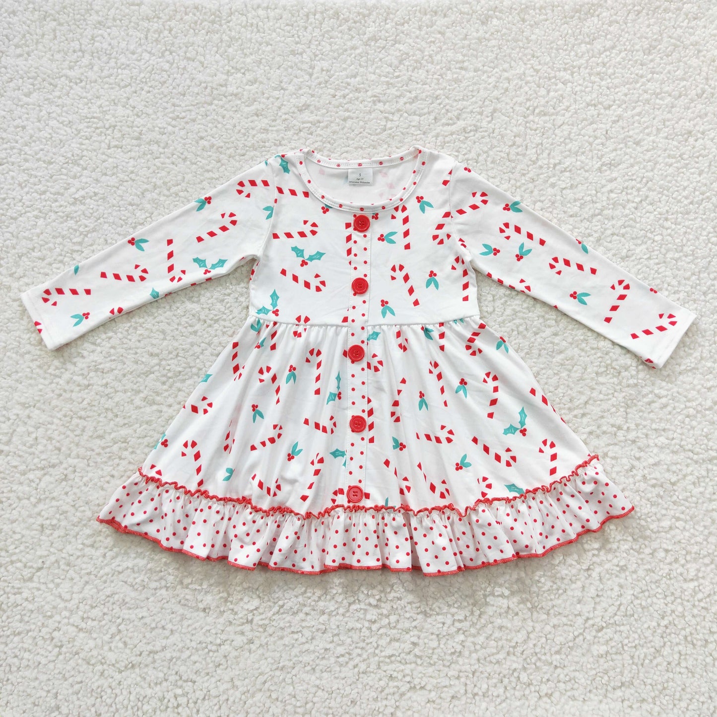 girls wholesale Christmas winter dress